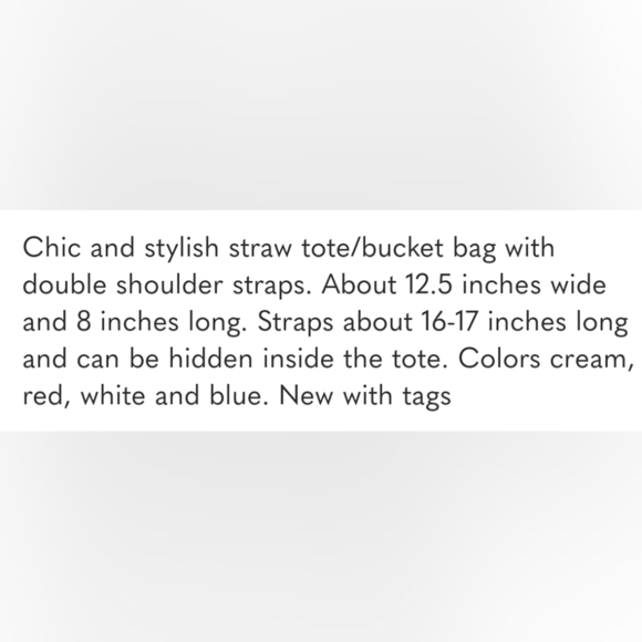 Nautical Woven Jute Tote Bag - Picture 9 of 9